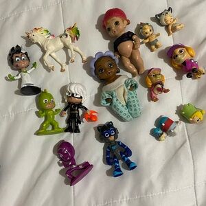 Mixed Toy Lot: Schleich Unicorn, Bizzy Bubs, Lil' Cutesies, PJ Masks & More